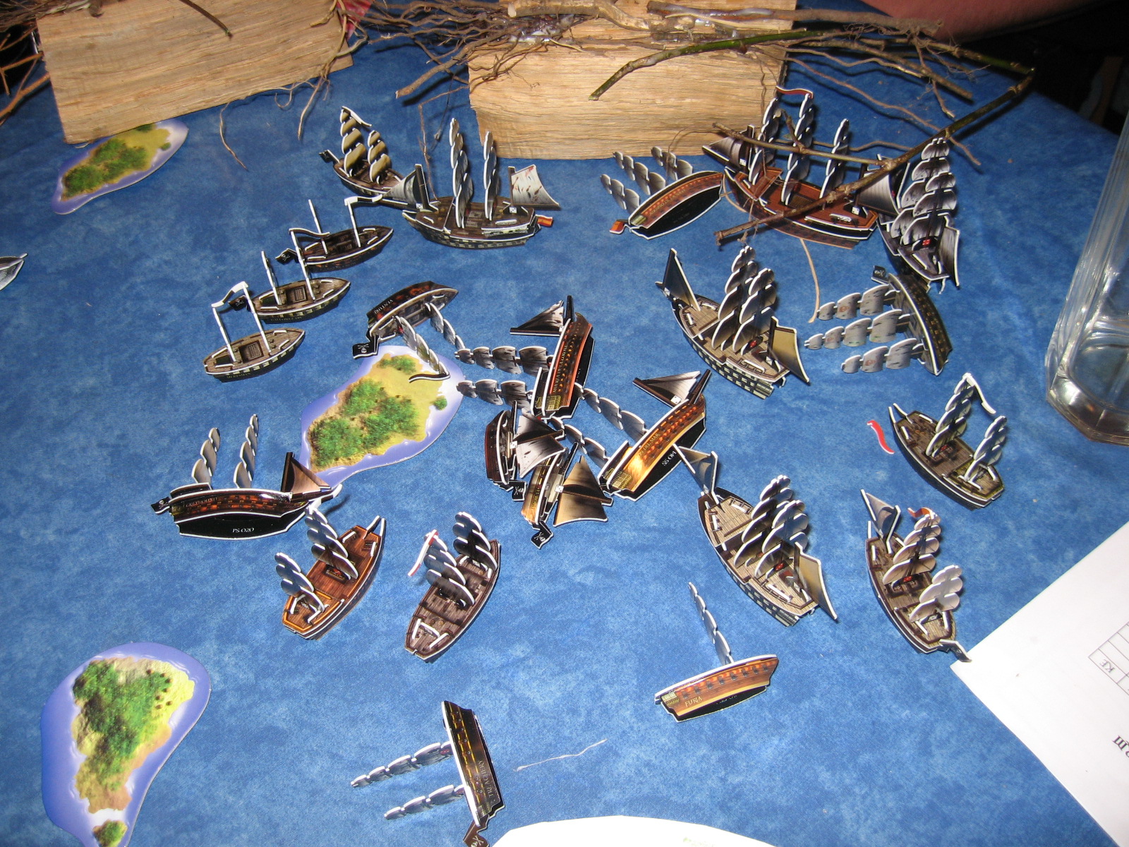 Drei Schiffe versenkt